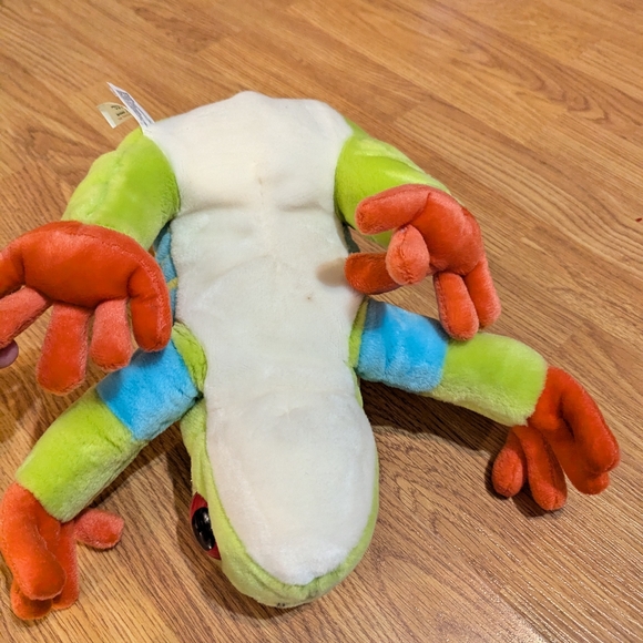 COPY - K&M 14 inch Tropical Tree Frog. Plush. Velour-like fabric. Stuffed Anima… - Picture 8 of 12